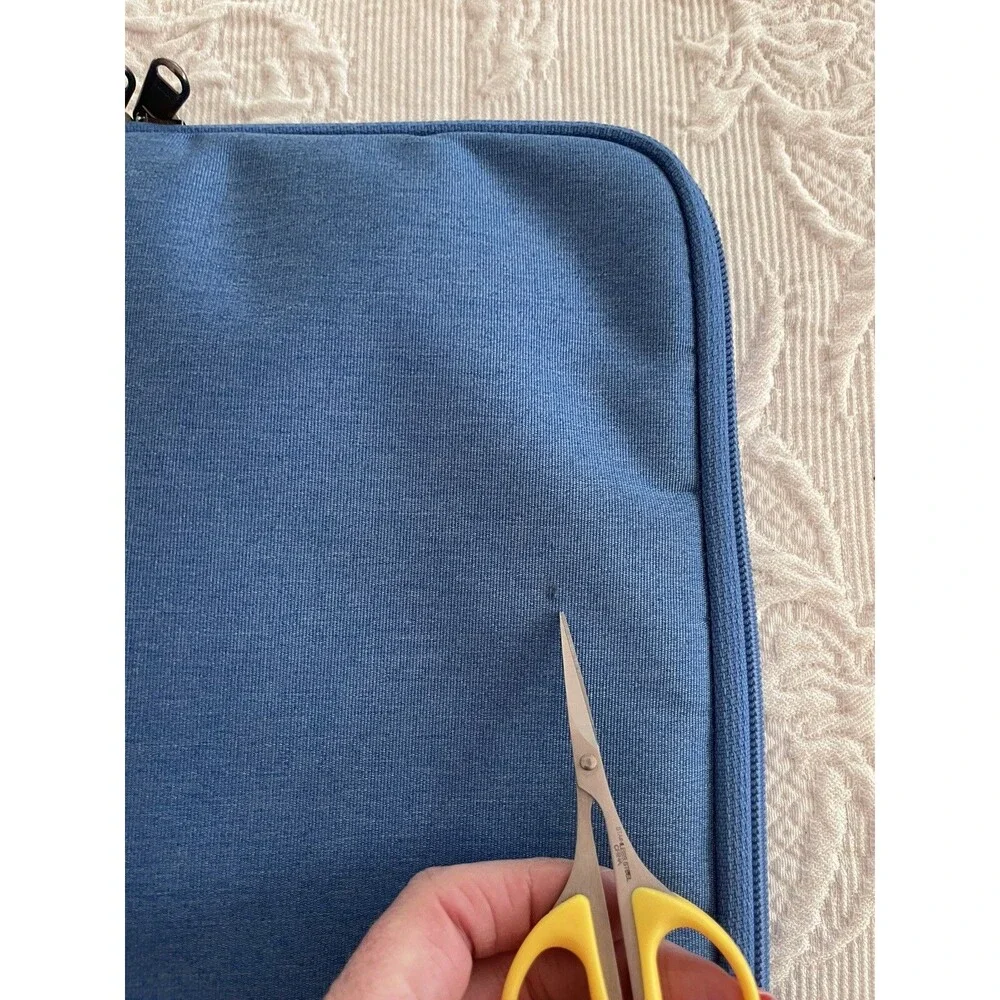 Newhey Tech Computer Laptop Bag Zip Close Front Zip Pocket Blue 16” Multiuse